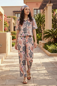 Zivame Woven Lifewear Set - Vanilla Ice — thumbnail 1